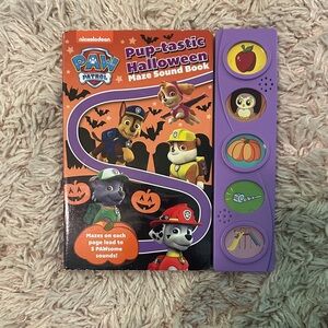 Nickelodeon PAW Patrol Halloween Maze Sound Book - Orange and Purple